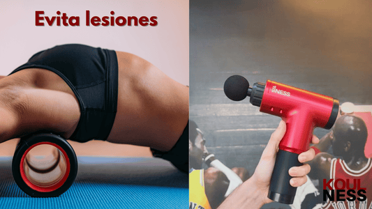 Cómo evitar lesiones con la pistola masaje o Foam Roller
